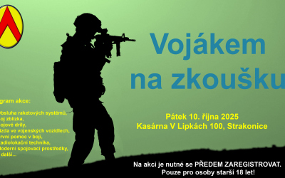 Pozvanka na akci Vojakem na zkousku