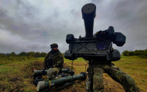 Hlavní zbraň jednotky – protiletadlový raketový komplet RBS-70.