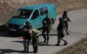 Záložáci nacvičovali součinnost s Policií ČR.