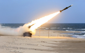Bojové střelby z protiletadlového raketového komplexu 2K12 KUB. 