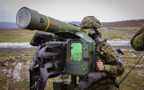 Protiletadlový raketový komplet RBS-70NG z výzbroje českých vojáků.