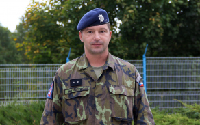 Desátník Petr Šopinec. 
