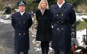 Zástupci oddílu vyhledali potomky generála Selnera.