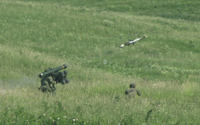 Vojáci absolvovali také střelby z protiletadlových raketových kompletů RBS-70.