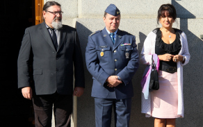 Přítomen byl také starosta města Strakonice Břetislav Hrdlička, velitel strakonického útvaru plukovník Ján Sedliačik a další hosté. 