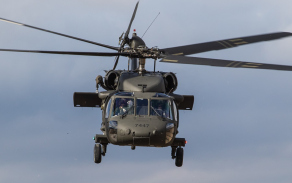 Vrtulník Black Hawk z výzbroje slovenských vzdušných sil.