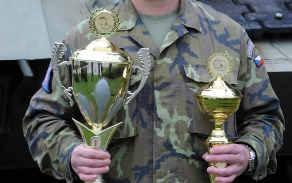 Desátník Petr Šopinec obhájil loňské vítězství v soutěži Nejlepší řidič Armády ČR. 