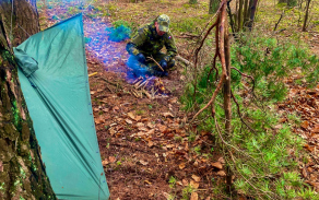Vojáci se učili fungovat v přírodním prostředí, s omezenými zdroji.