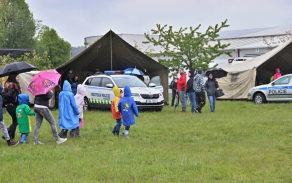 Návštěvníkům se věnovali i příslušníci Policie ČR a Městské policie Strakonice.
