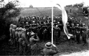 Čs. kombinovaný oddíl na hranicích vlasti 1. května 1945